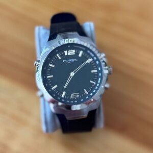 Fossil Analog Digital Alarm Mens Watch BQ9353